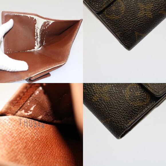 LOUIS VUITTON Monogram Portefeuille Elise Wallet M61654 LV Auth 52089 - Picture 12 of 12